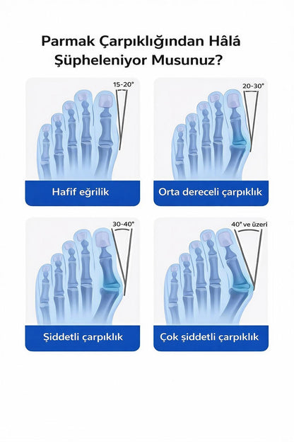LaraL Ayarlanabilir Halluks Valgus Desteği